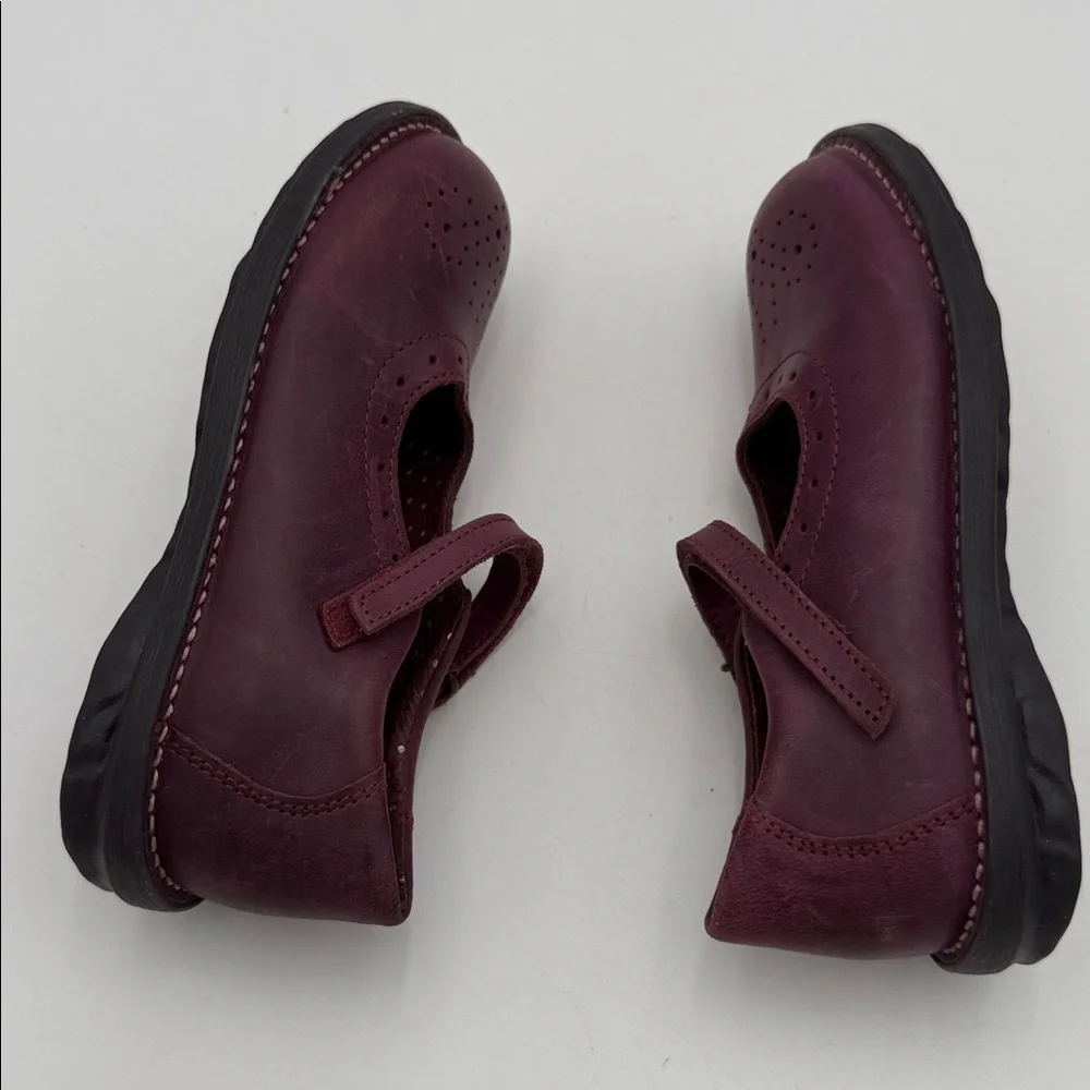 Du pareil au meme Elegant Burgundy Mary Jane Shoes kids 33 leather casual event